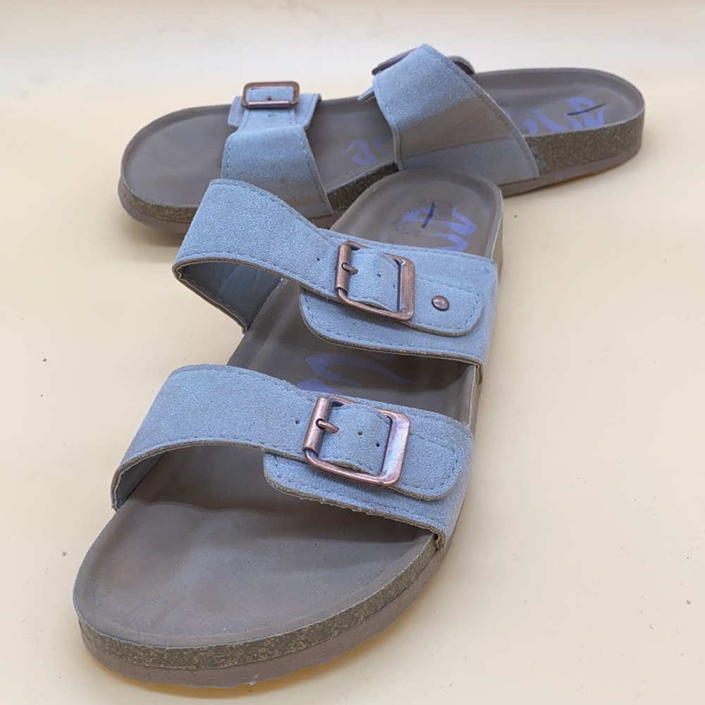 Women's Mad Love Keava Footbed Sandals - Taupe 10 - Picture 4 of 8